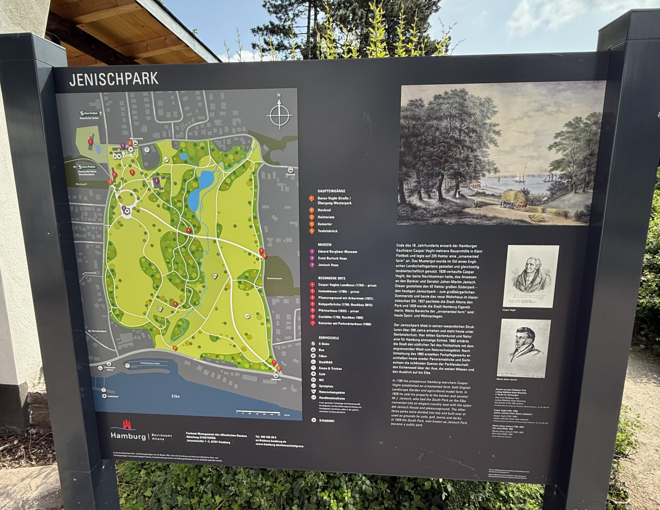 Der große Überblick über den Jenisch Park